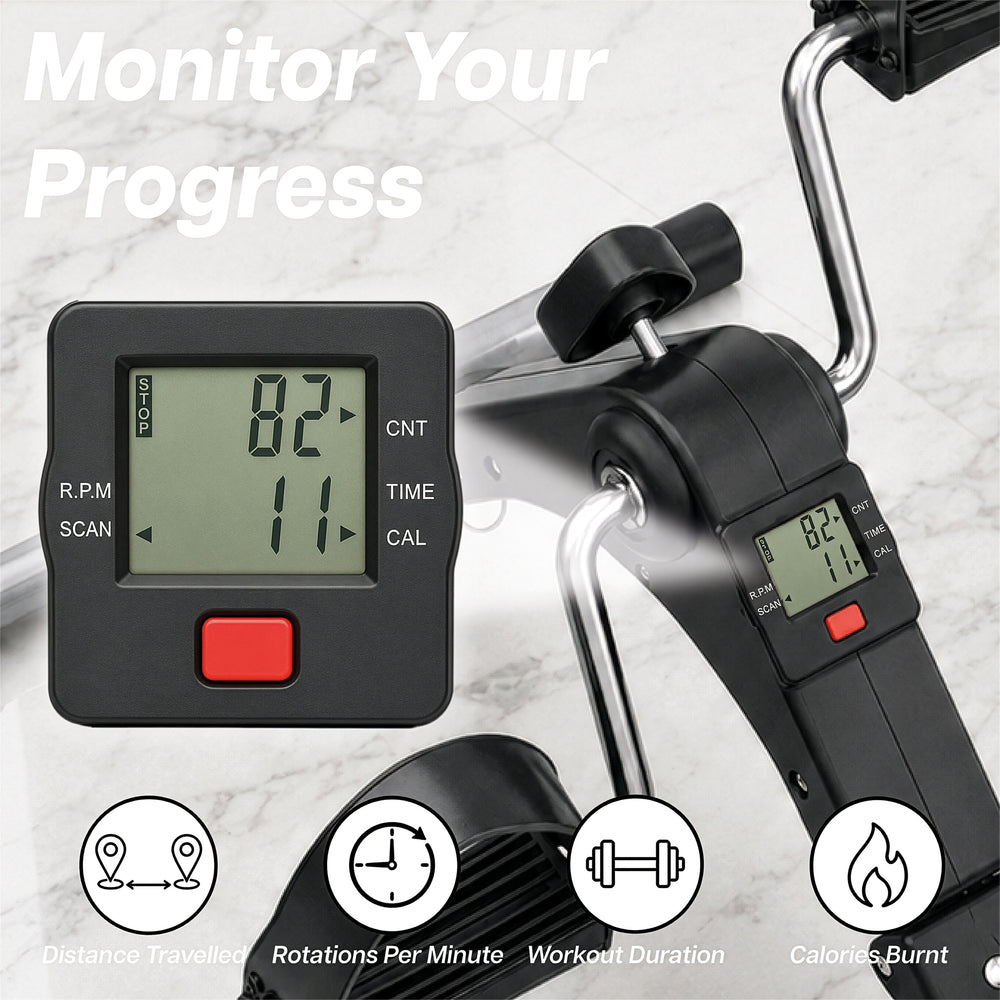 Aidapt Pedal Exerciser Mini Cycle Rehab Digital Display VP159RA