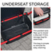Aidapt Four Wheeled Rollator with Bag available in Red, Blue and Silver