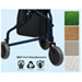 Aidapt Three Wheeled Walker with Bag in Blue VP174FC