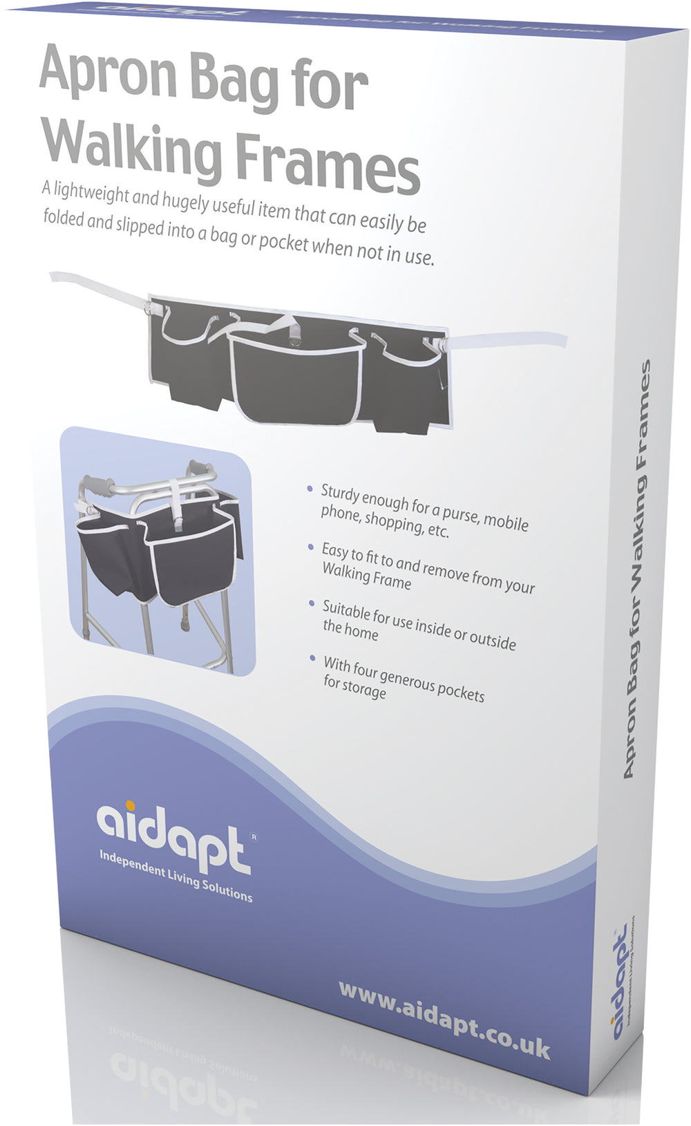 Aidapt Apron Waterproof Bag for Walking Frames Zimmer VP179T