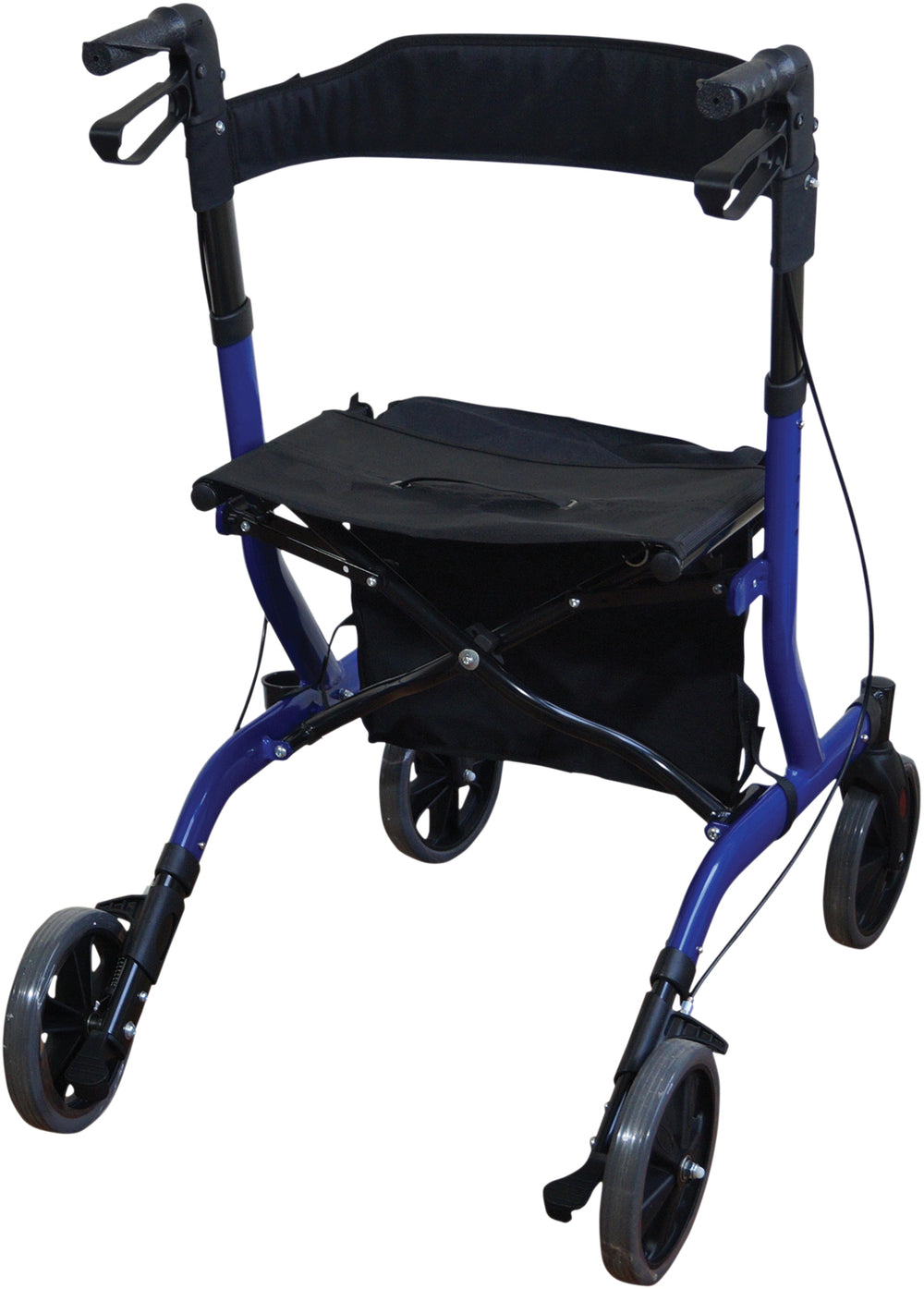 Aidapt Deluxe Ultra Lightweight Folding 4 Wheeled Rollator VP183