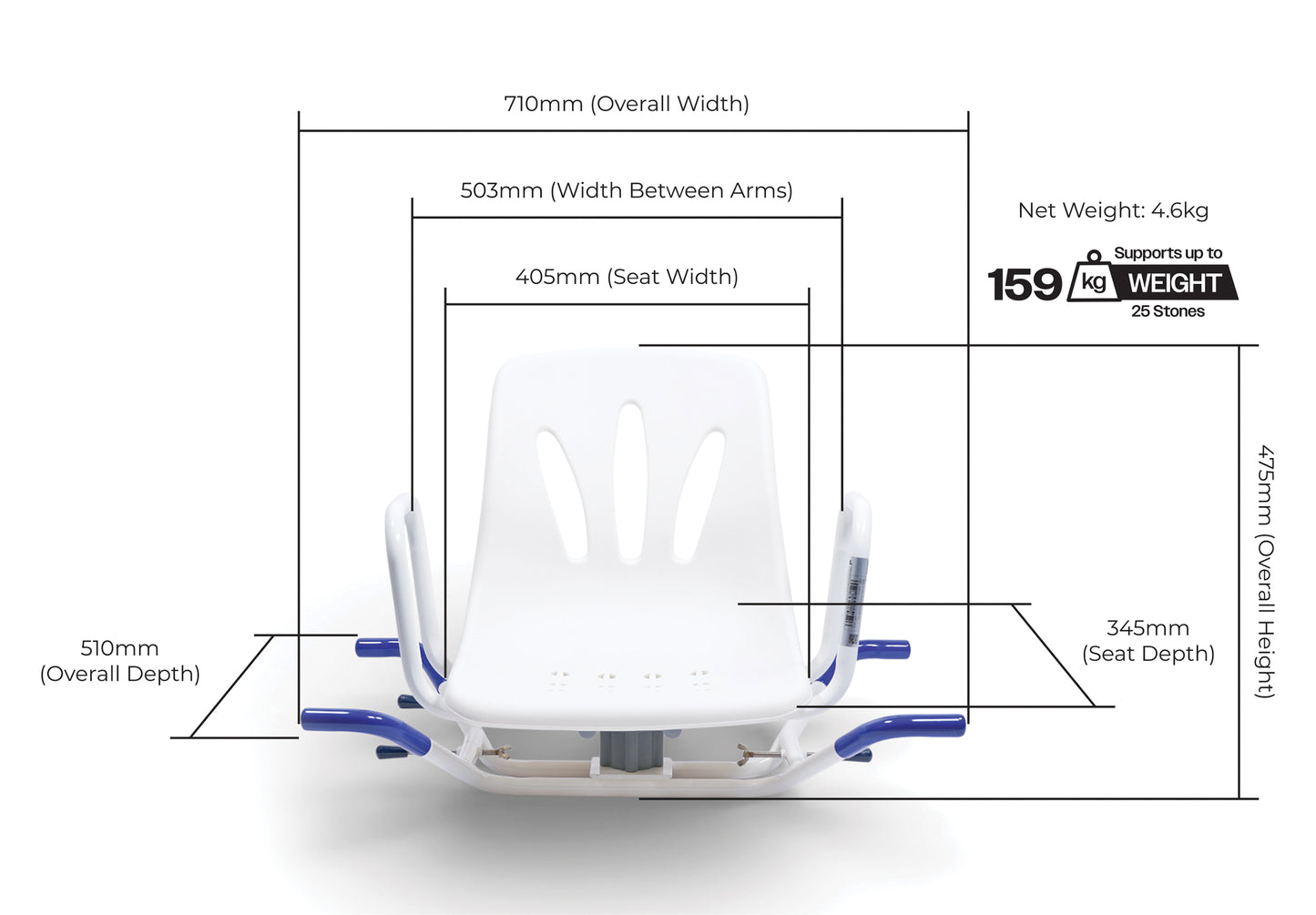 Aidapt Winchester Swivel Bather Seat VR130SS