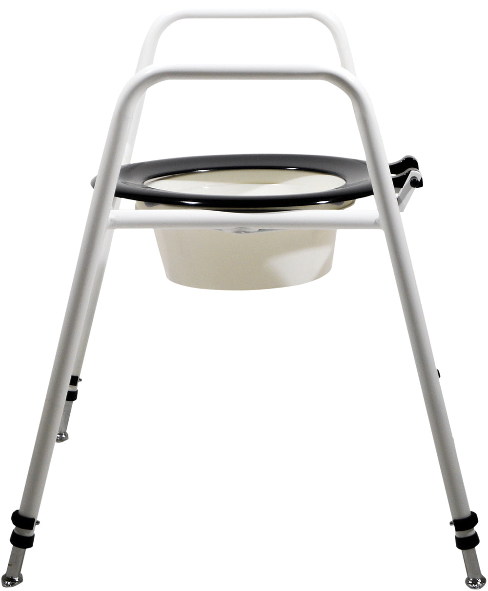 Solo Skandia Combined Bariatric Raised Toilet Seat and Frame Freestanding or Floor fixed VR157B