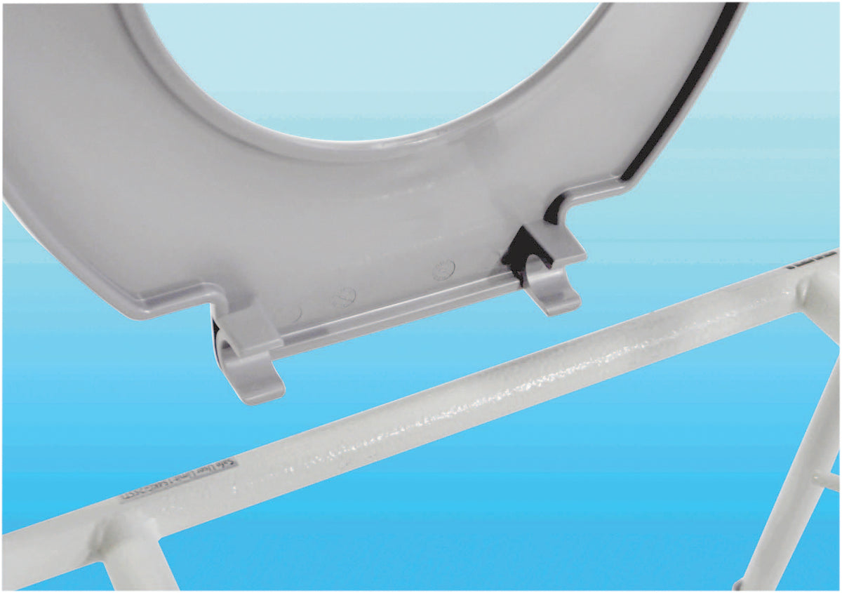 Aidapt Solo Skandia Raised Toilet Seat and Frame with Clip on Seat VR157FC