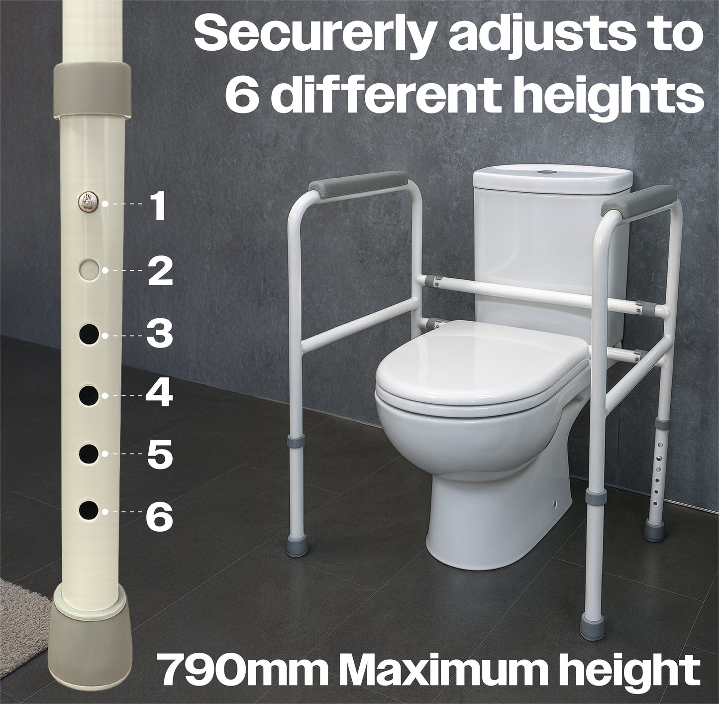 Aidapt Ashford Height Toilet Frame