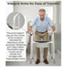 Aidapt Solo Skandia Raised Toilet Frame with Seat and Lid