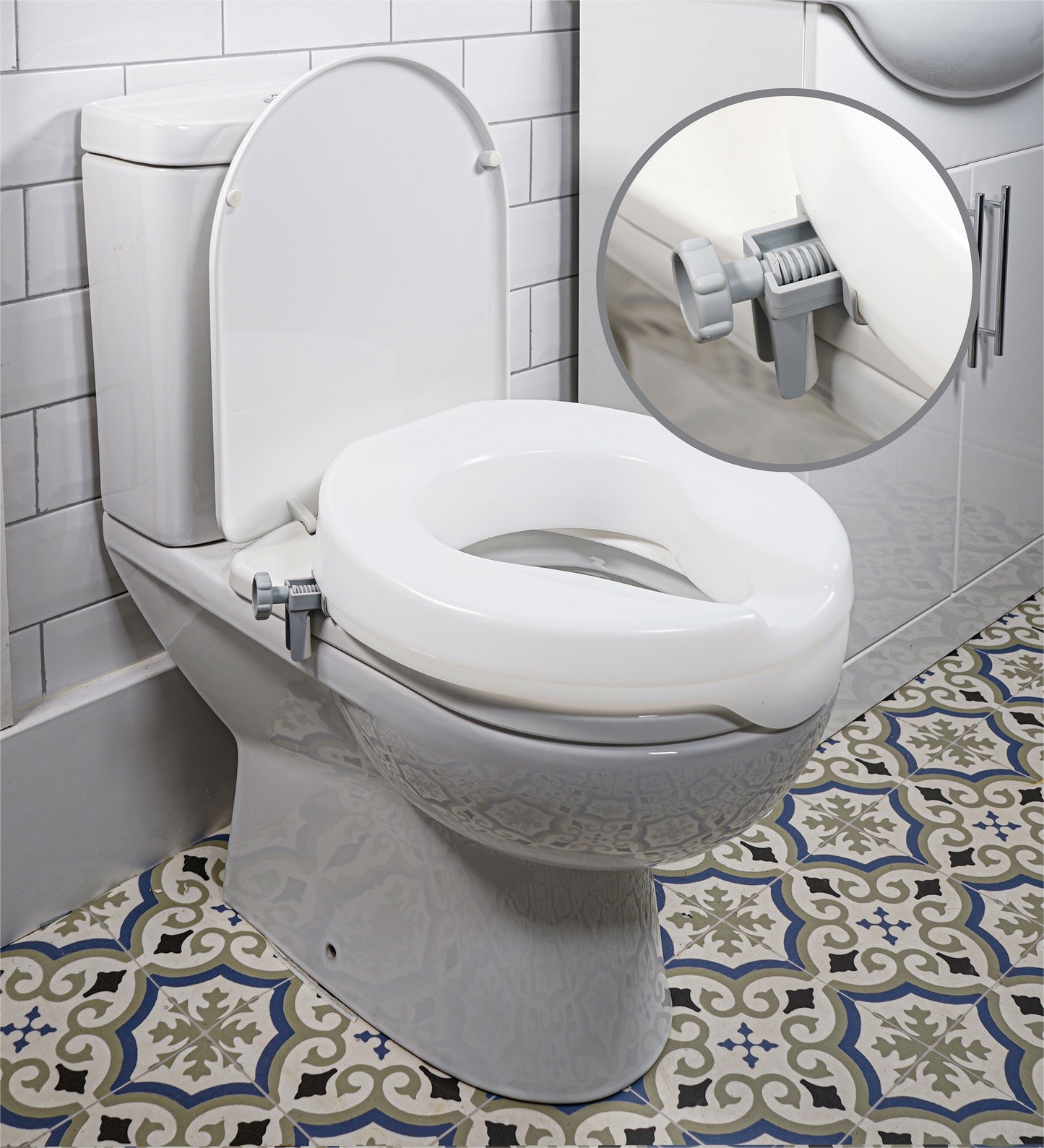 Aidapt Ashby Easy Fit Raised Toilet Seat