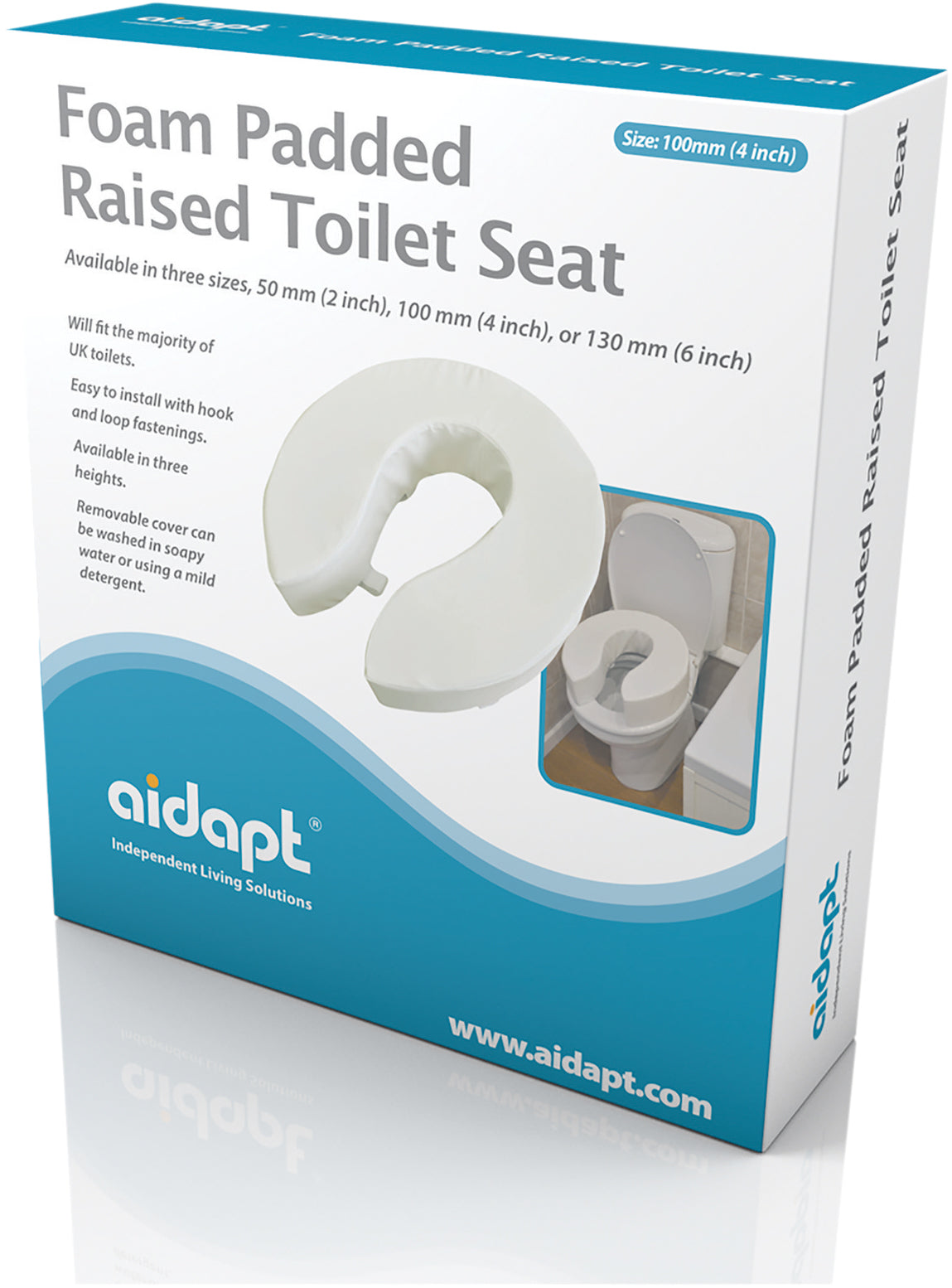 Aidapt Foam Padded Raised Toilet Seat