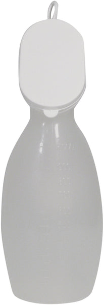 Aidapt Female Urinal Plastic Bottle With Lid 1000ml No Handle Re Use Wahable VR268AB