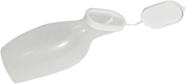 Aidapt Female Urinal Plastic Bottle With Lid 1000ml No Handle Re Use Wahable VR268AB