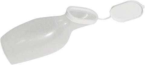 Aidapt Female Urinal Plastic Bottle With Lid 1000ml No Handle Re Use Wahable VR268AB