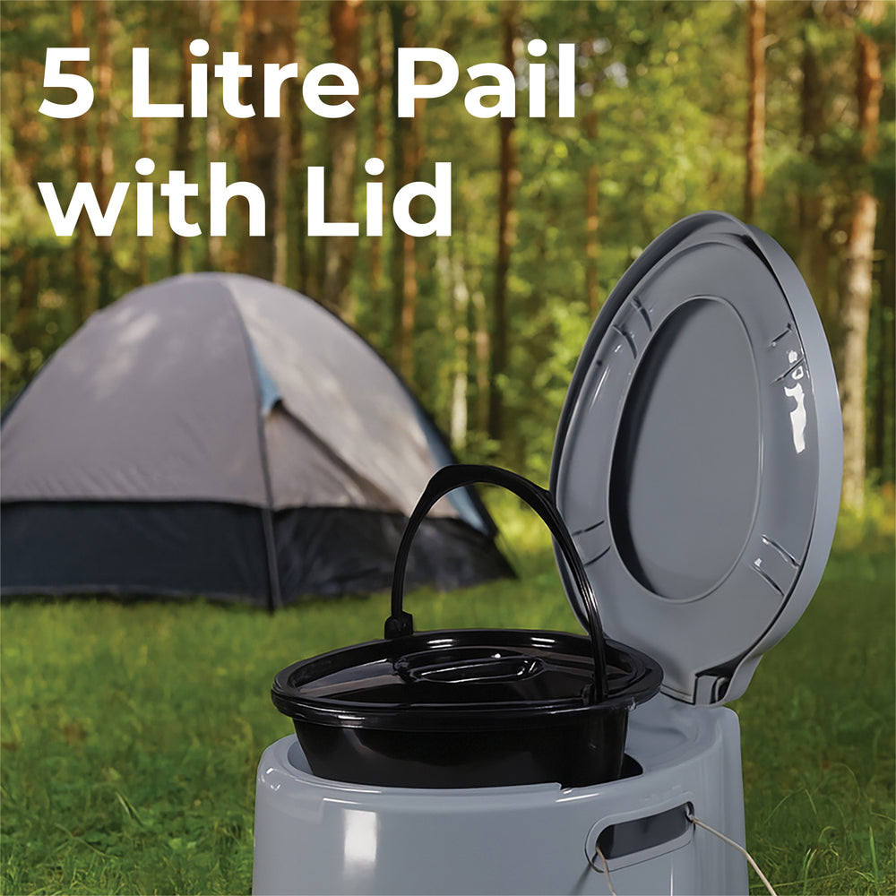 Aidapt Portable Toilet Camping Caravan Fishing Temporary Commode VR275T