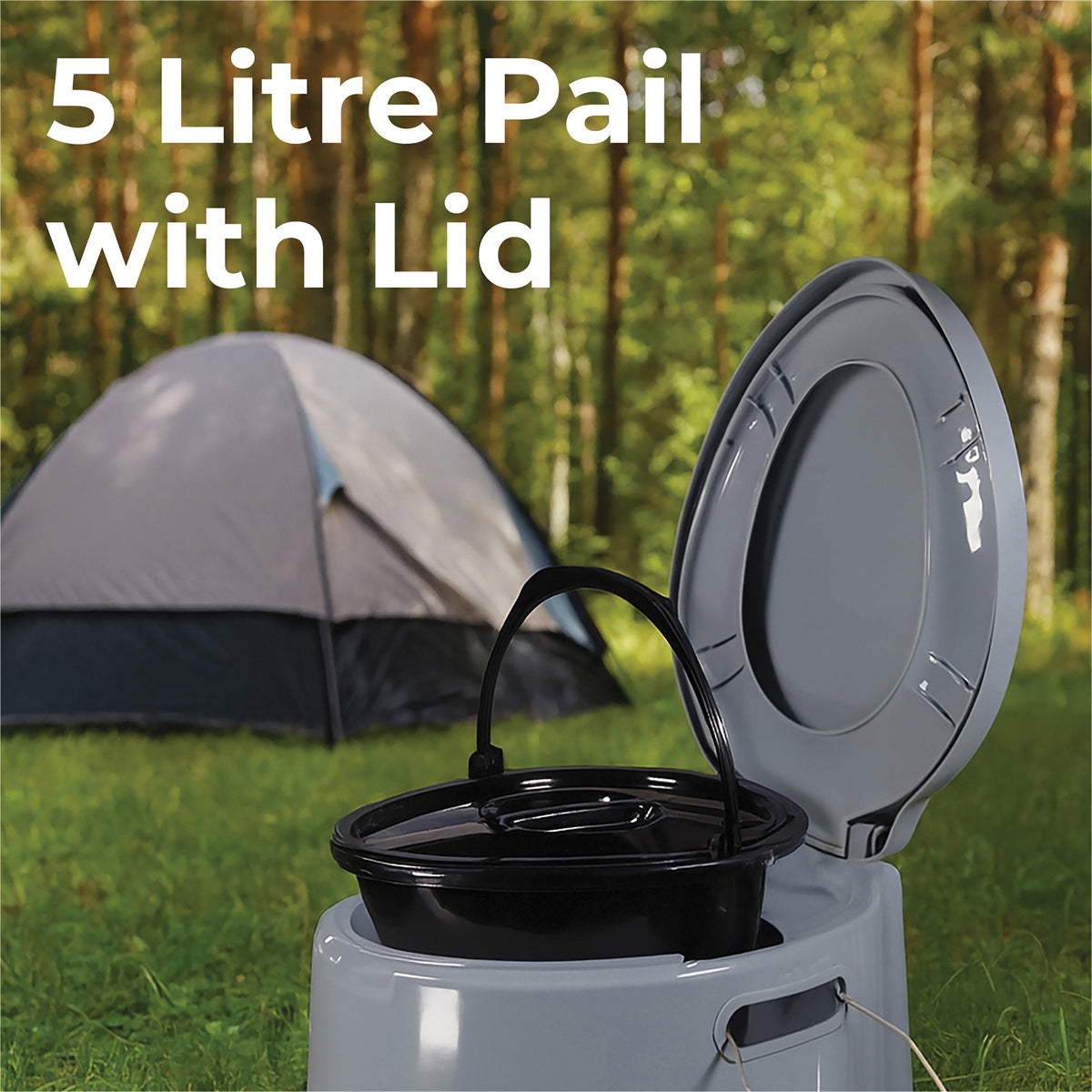 Aidapt Portable Toilet Camping Caravan Fishing Temporary Commode VR275T