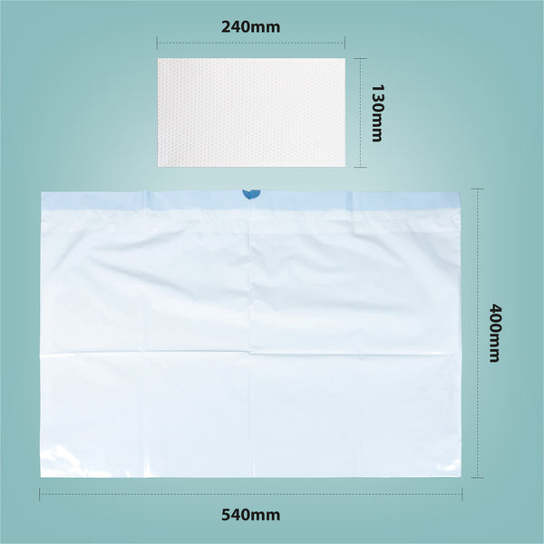 Aidapt VS216CL Commode Bucket Bag Liners Pads Kit Set 50