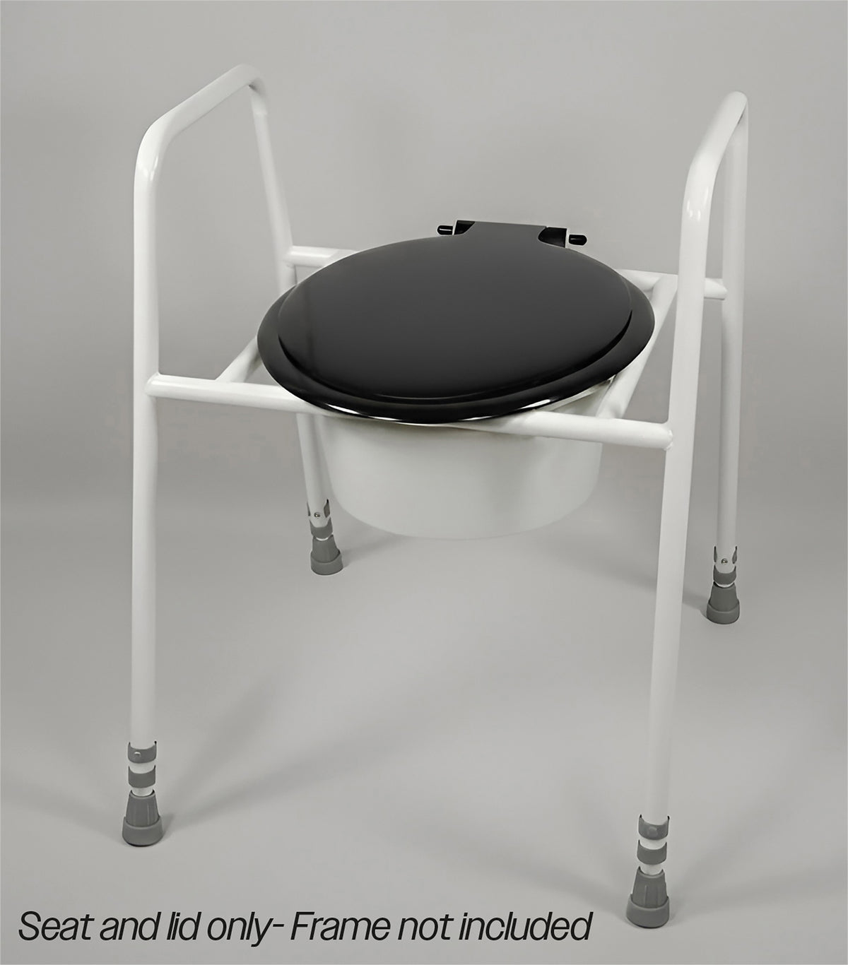 Aidapt Replacement Double Flap / lid Toilet Seat For The Solo Skandia VS229A