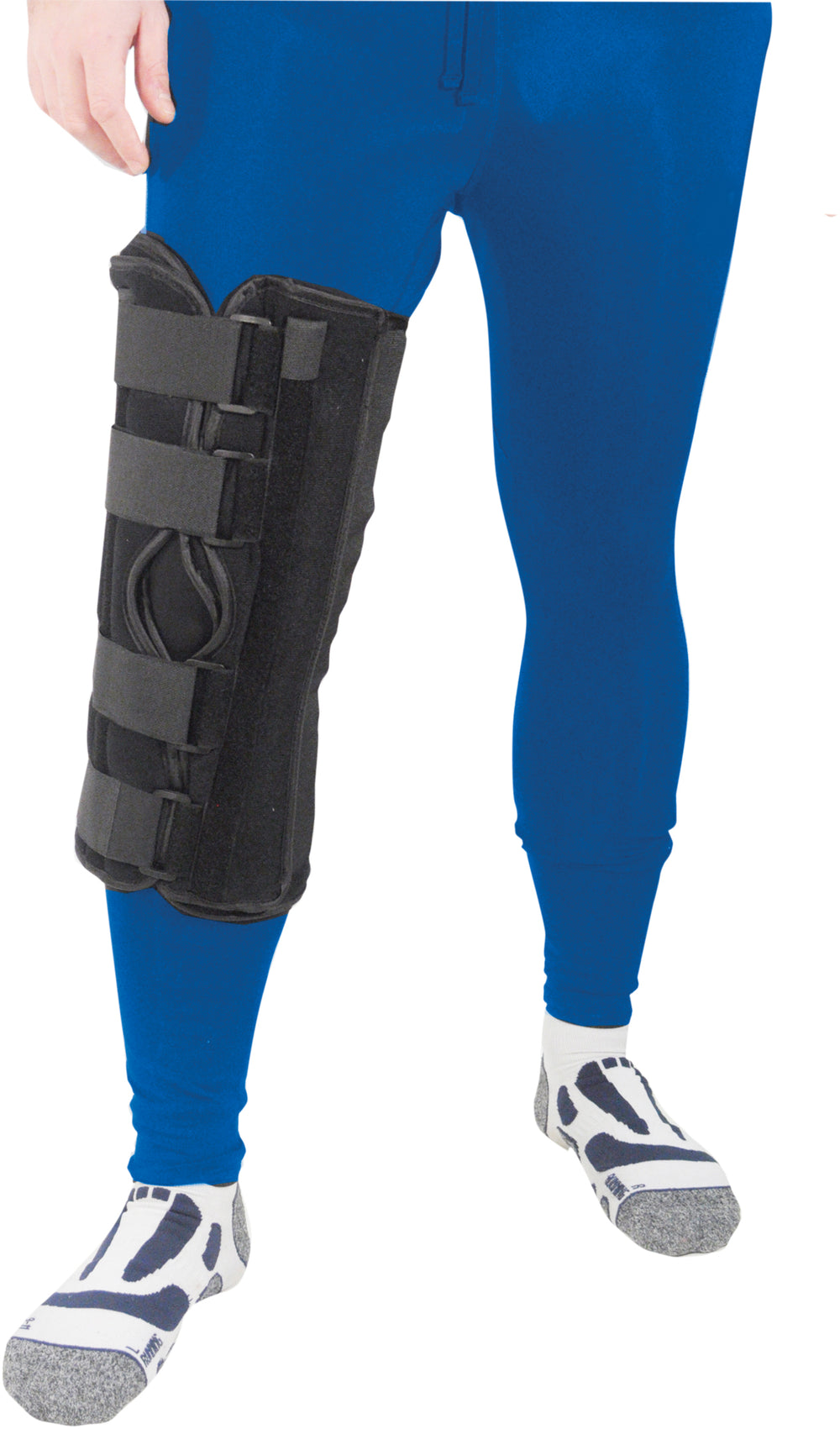 Aidapt Knee Patella Kneecap Immobilizer Full Leg Post Pre Op Velcro VW304