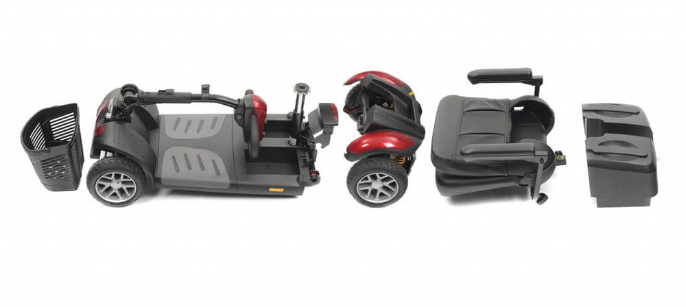 TGA Zest Plus Heavy Duty Mobility Boot Scooter All Colours 4mph Dismantles Compact