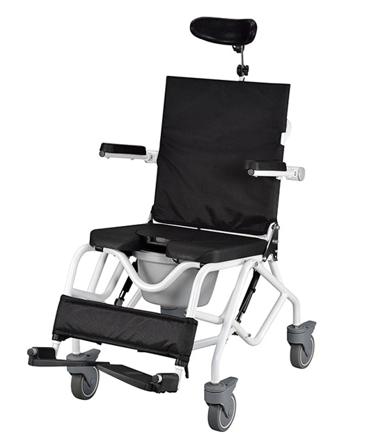 Chaise de douche/toilette inclinable en aluminium Mackworth M80 - 1601M80