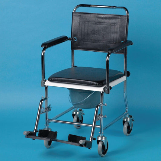 Homecraft Casa Clean II Mobile Commode Glideabout Chair transfer 081593011