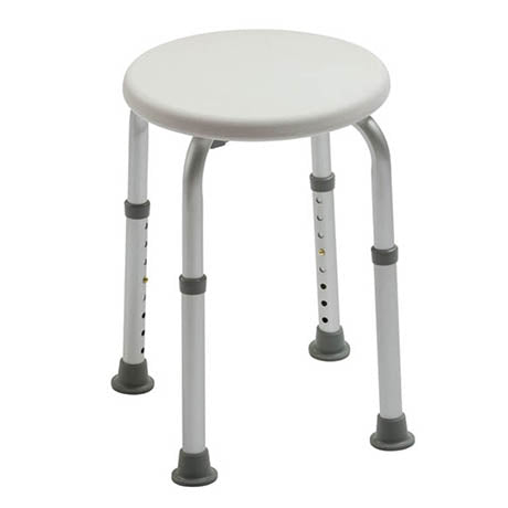 Tabouret de Bain Rond Léger et Réglable Drive DeVilbiss 12004KDR