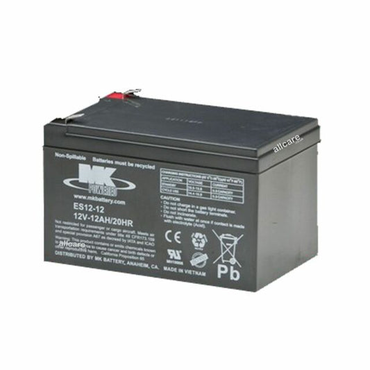 Batterie MK 12V 12AH SLA pour scooter, monte-escalier, palans ES12-12