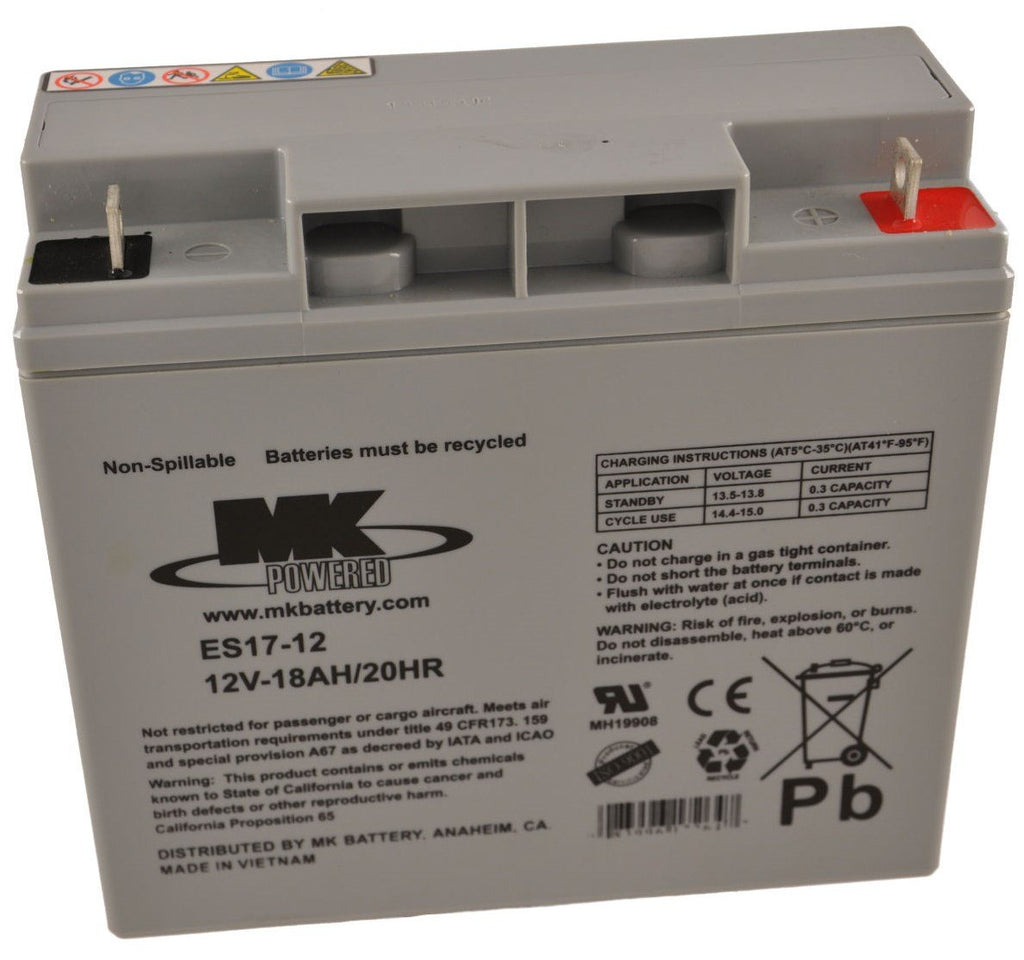 MK 12V 18AH SLA Battery