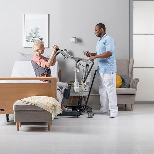 Invacare ISA Mobile Patient Stand aid Lifter Hoist 1660470 1660459 1656239