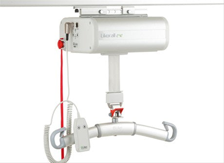 Hillrom Liko Likorall 242 ES Overhead Ceiling Hoist Pod Carriage Rail System