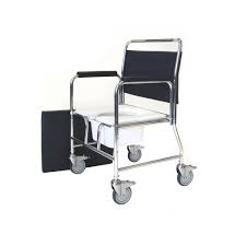 Roma Heavy Duty Mobile Commode Chair 3275/4BC
