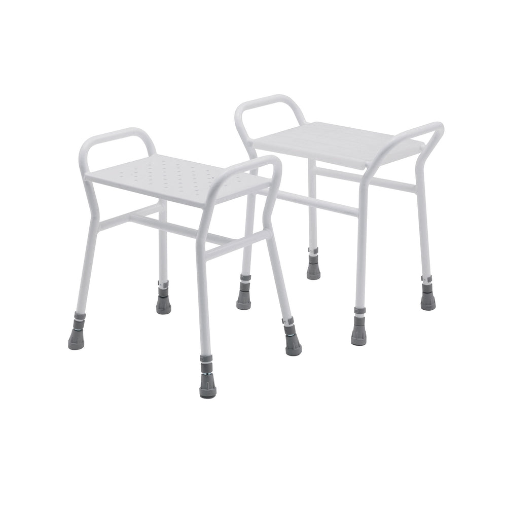 Tabouret de douche réglable Roma Belmont avec siège en métal 4216