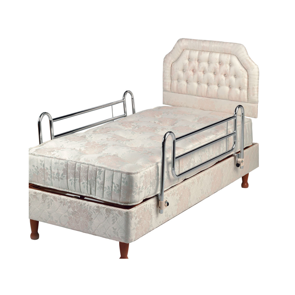 Roma Bed Side Rails Divan Type Drop down Cot Side Secure Metal 5408 BR0002