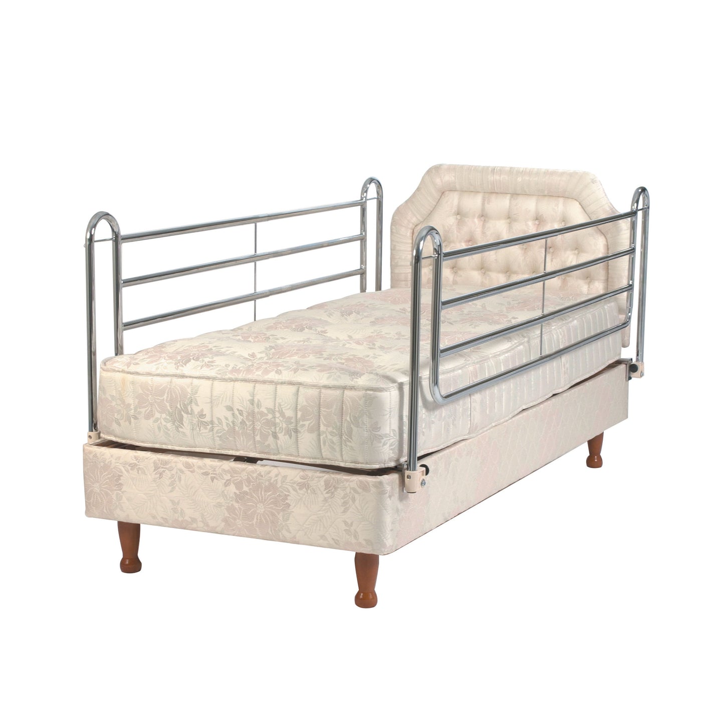 Roma Extra High 4 Bar Bed Rails drop down Cot Side Divan Type 5410