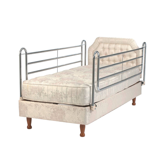 Roma Extra High 4 Bar Bed Rails drop down Cot Side Divan Type 5410