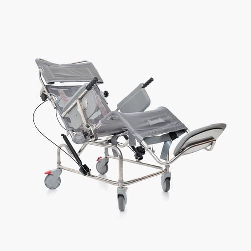 Osprey Timo Tilt in Space Cradle Mesh Mobile Shower Bathing Wheeled Chair 900TIS