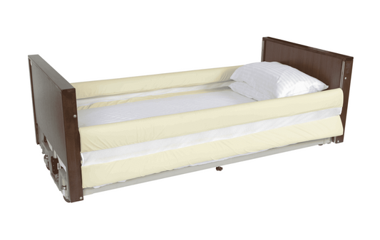 Alerta 2 Bar Mesh Bed Rail Bumpers Hospital Bed Cot Side Padding Zip Fasten ALT-112 ALT115