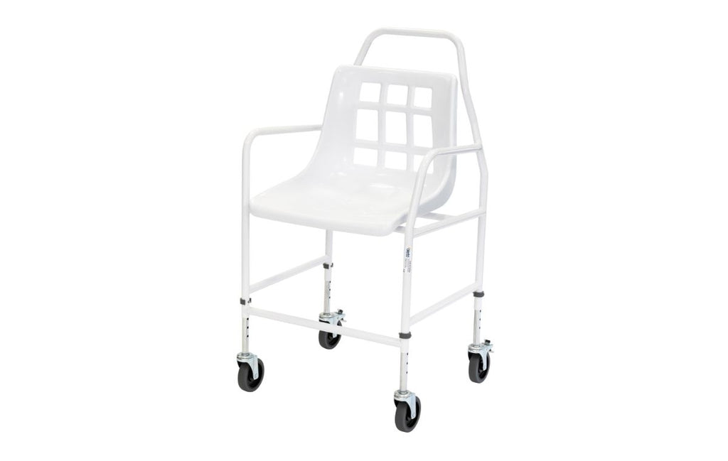 Alerta Mobile Shower Chair- Adjustable Height - ALT-BE004