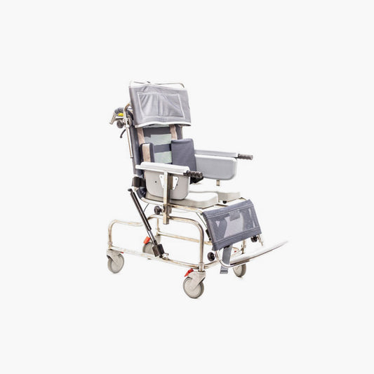 Fauteuil de douche mobile inclinable en position assise pour enfants Timo Mesh d'Osprey Healthcare 981T1SP