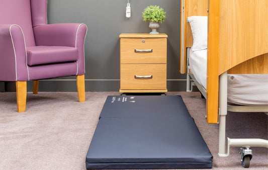 Tapis d'alarme de chute Alerta Crash avec alerte d'appel infirmier sans fil W-ACM