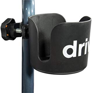 Drive Medical Wheelchair Zimmer Walking aid Rollator Cup Flask Holder Universal Fitment to Frame WSCUP