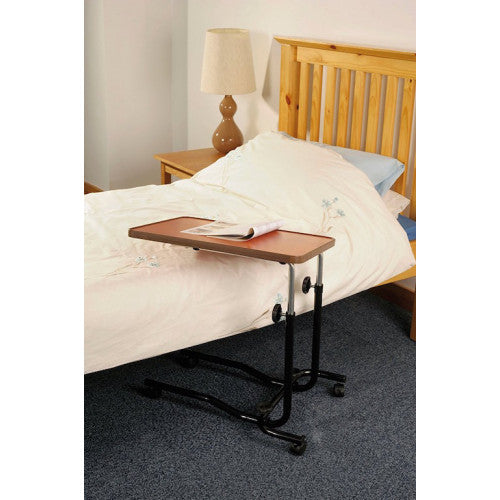 Drive DeVilbiss Overbed Chair Table 946 with wheels Adjustable Tilt top