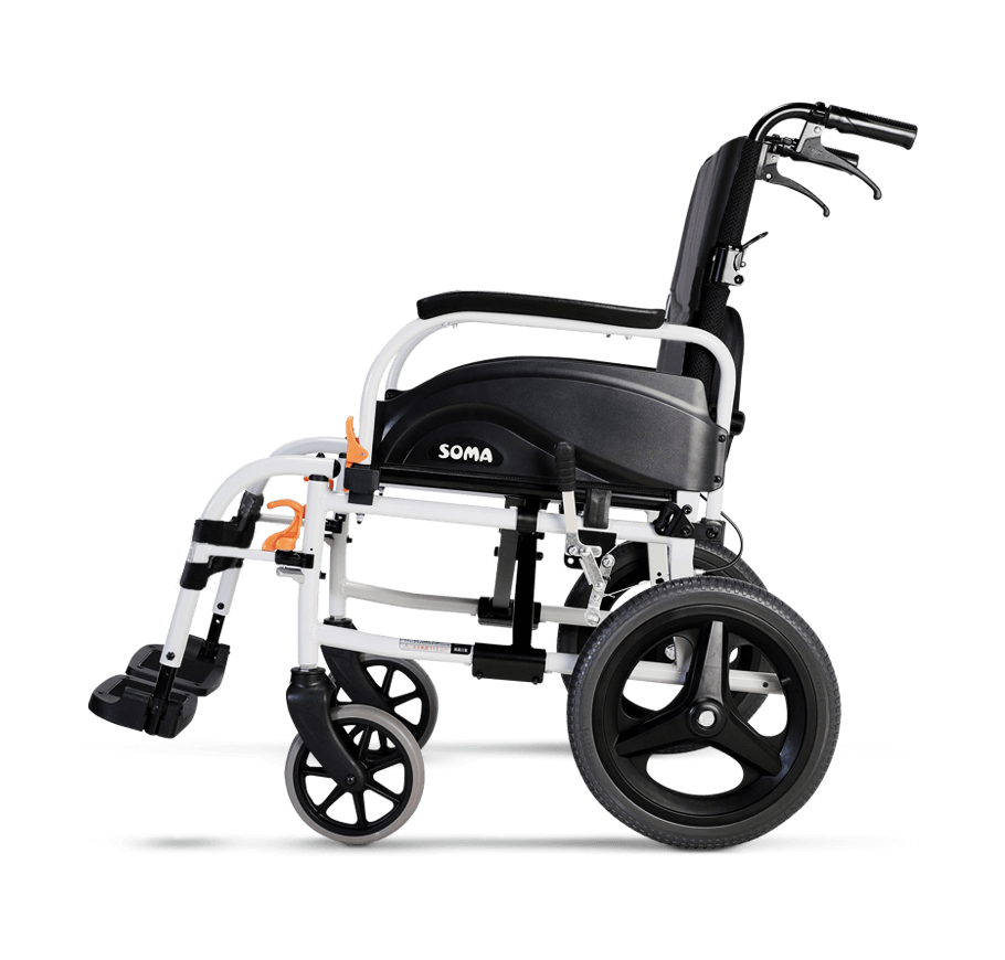Karma Soma Lightweight Agile Transit Wheelchair Crash Tested AGL-F14 16" 18" or 20" seat width