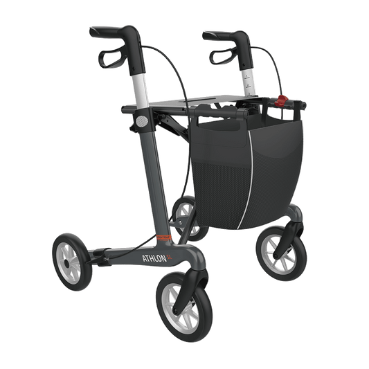 Déambulateur pliant léger Rehasense Server CF à 4 roues CRBKL60UK