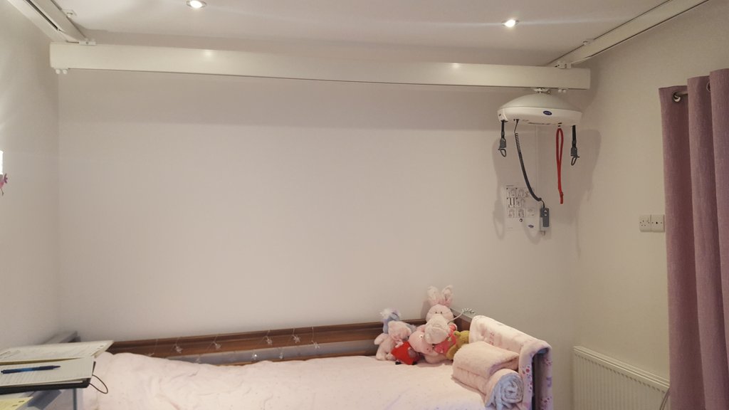 Invacare Robin Ceiling Hoist Installation Reconditioned and New
