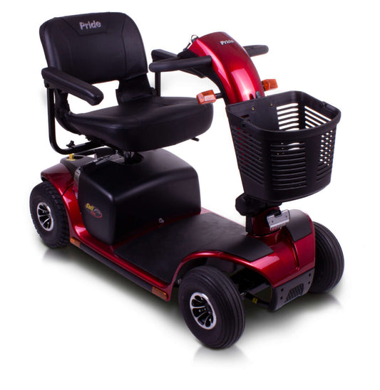 Pride Colt Plus Mobility Scooter 4 Wheel Red 4mph Medium Mid Size Range