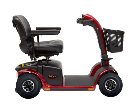 Pride Colt Plus Mobility Scooter 4 Wheel Red 4mph Medium Mid Size Range