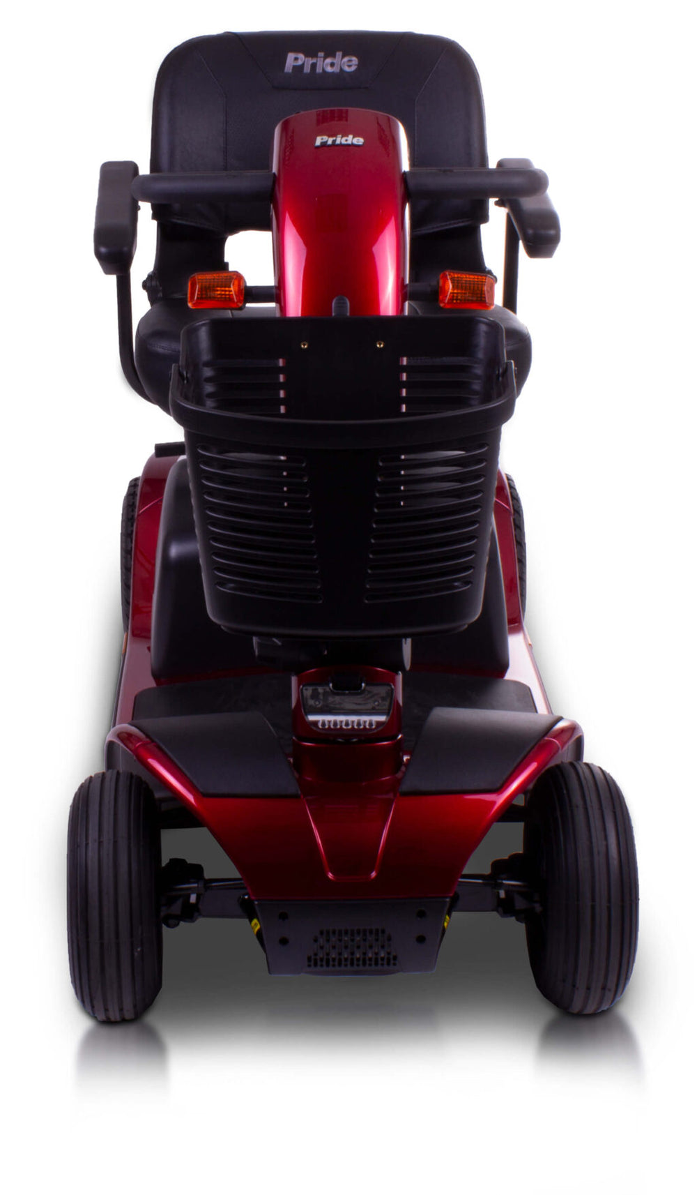 Scooter électrique Pride Colt Plus 4 roues rouge 6 km/h Taille moyenne Portée moyenne