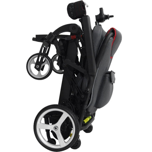 Fauteuil roulant électrique léger pliant R Healthcare Dashi Powerchair avec sac de transport - MSPWR0013