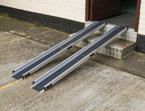 Enable Access Rampes de canal télescopiques par paire Marches pour fauteuil roulant