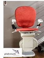Platinum Straight Ergo Horizon Stairlift , Standard or Heavy Duty