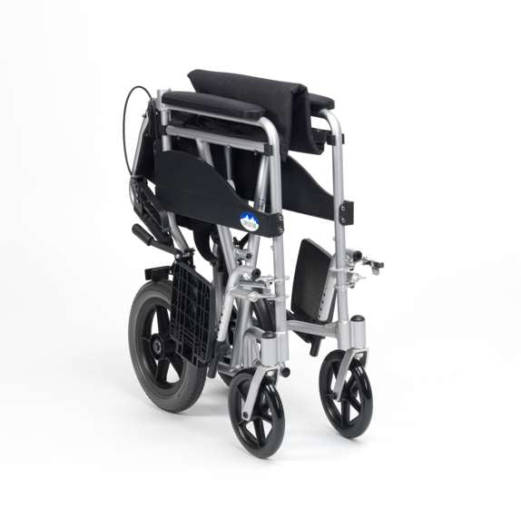 Fauteuil roulant pliant léger de transport Drive DeVilbiss Expedition Plus EXP002SIL